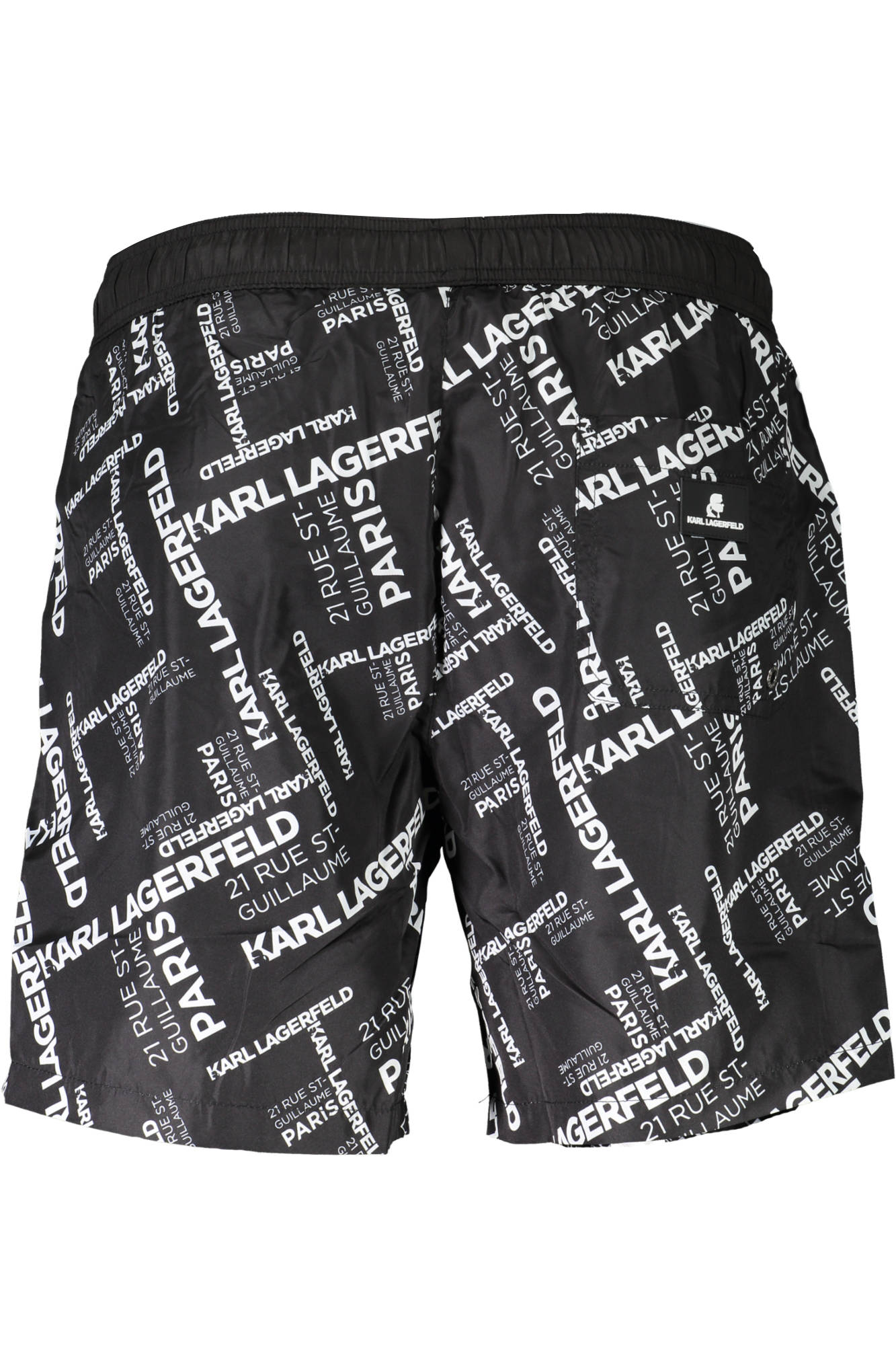 KARL LAGERFELD BEACHWEAR FEKETE FÉRFI FÉRFI FELSŐRUHÁZ