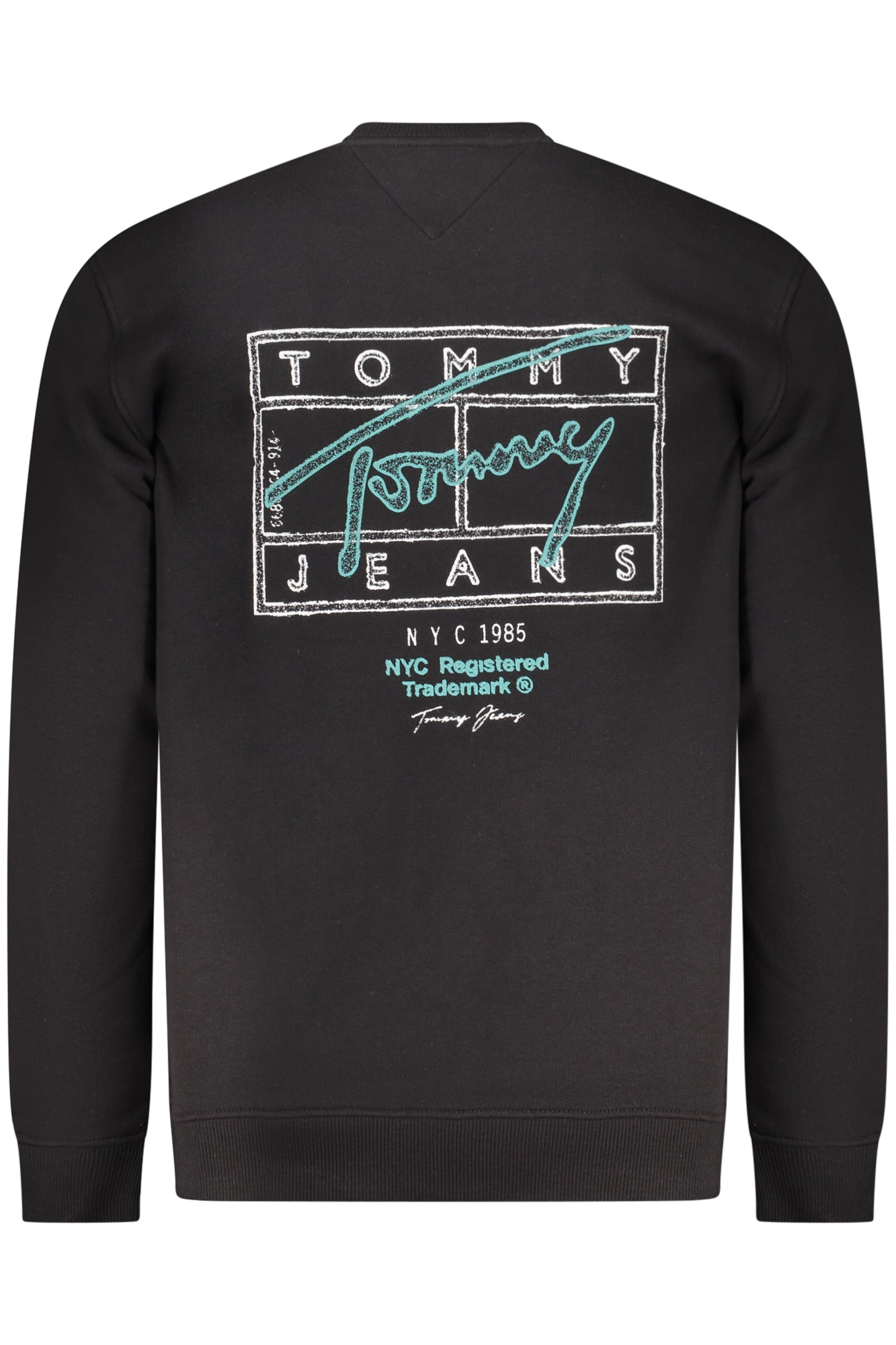 TOMMY HILFIGER FÉRFI FEKETE CIPZÁROS PULÓVER