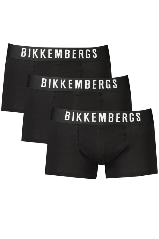 BIKKEMBERGS FÉRFI BOXER FEKETE
