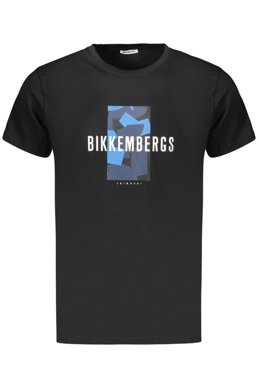 BIKKEMBERGS FÉRFI RÖVID UJJÚ PÓLÓ FEKETE