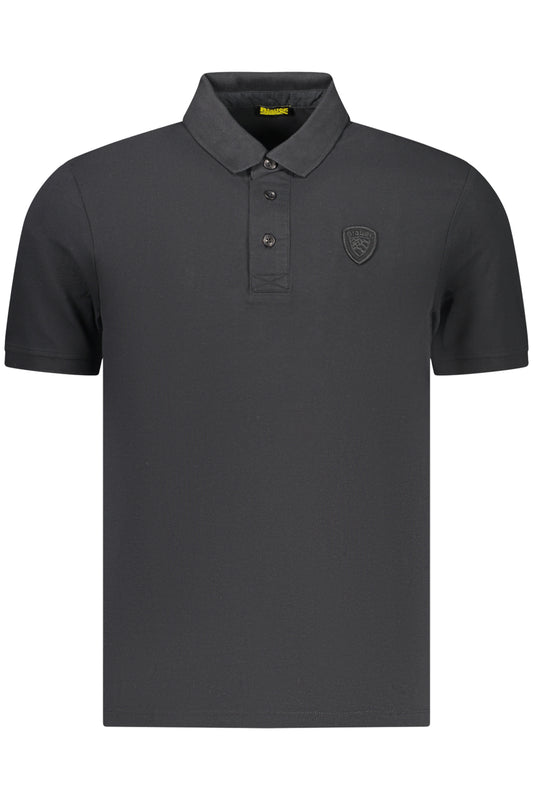 BLAUER APPAREL FÉRFI RÖVID UJJÚ PÓLÓ, FEKETE
