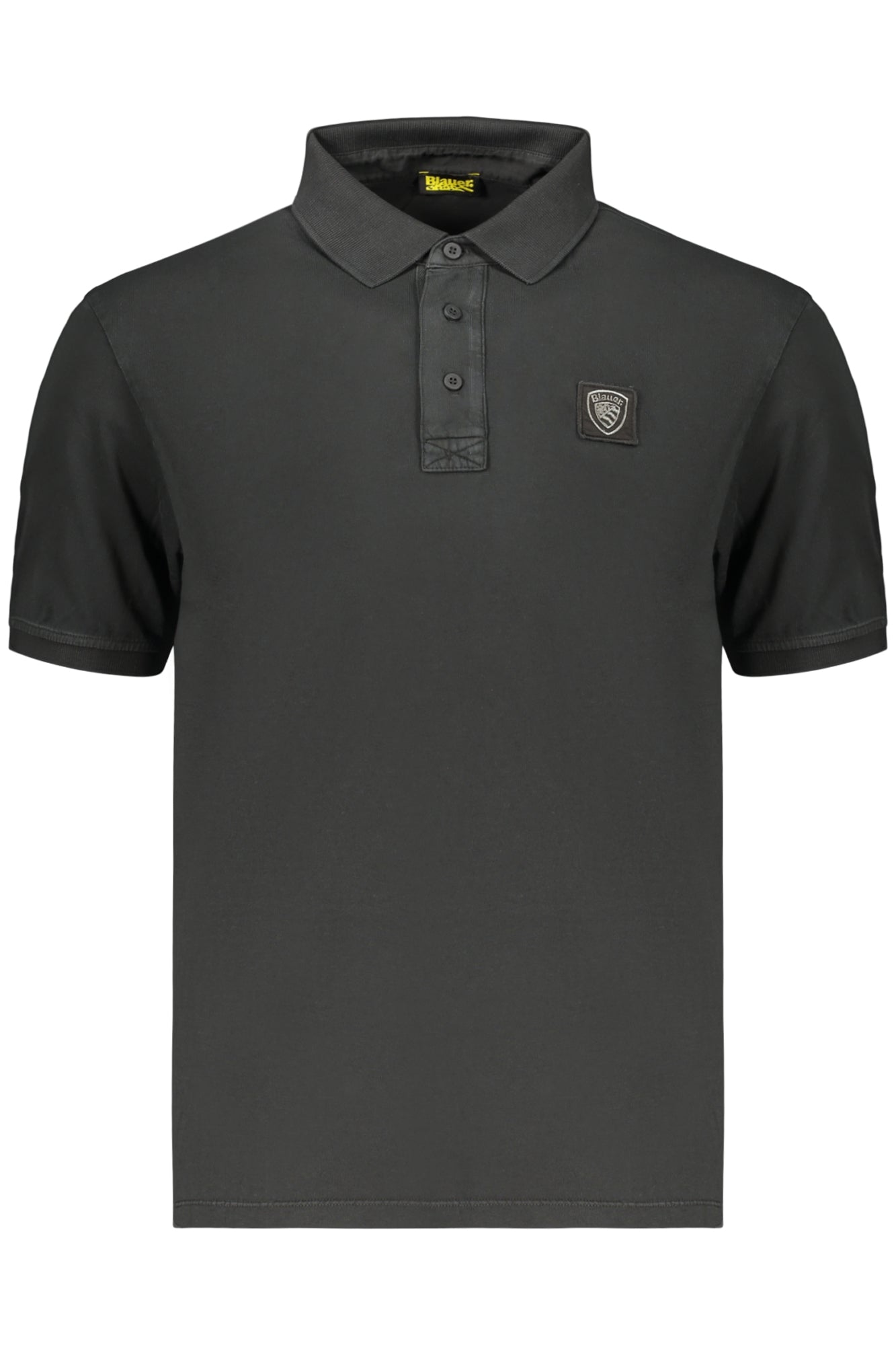 BLAUER APPAREL FÉRFI RÖVID UJJÚ PÓLÓ, FEKETE