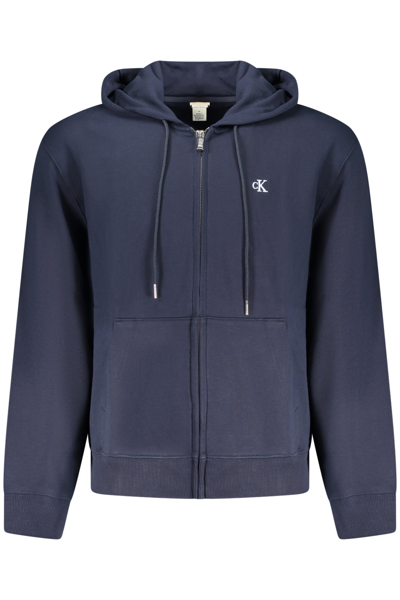 CALVIN KLEIN FÉRFI KÉK CIPZÁROS PULÓVER