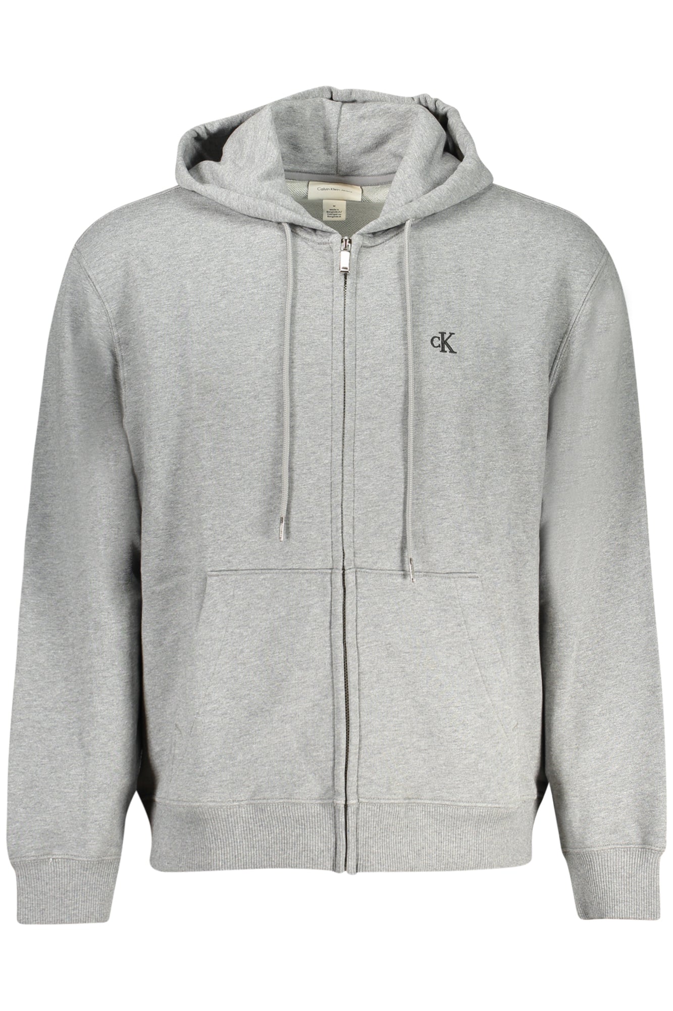 CALVIN KLEIN FÉRFI CIPZÁROS PULÓVER SZÜRKE