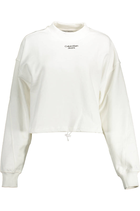 CALVIN KLEIN PULÓPÓL CIPZZÁR NÉLKÜL, NŐI FEHÉR