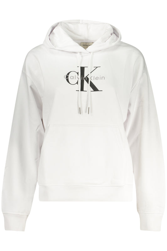 CALVIN KLEIN NŐI CIPZÁROS PULÓVER FEHÉR