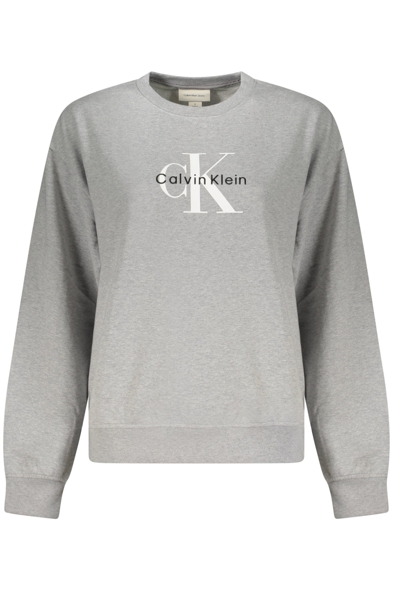 CALVIN KLEIN CIPZÁR NÉLKÜLI NŐI SZÜRKE PULÓVER
