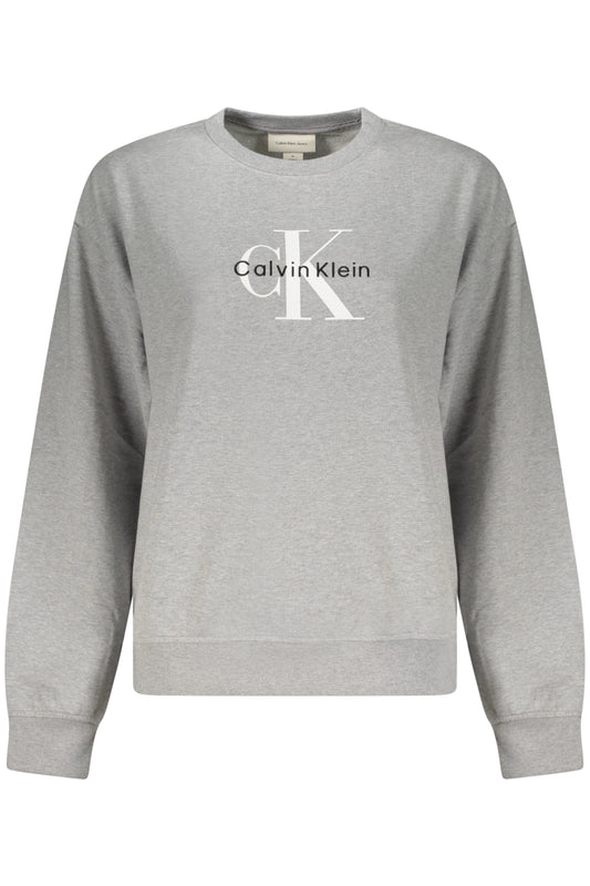 CALVIN KLEIN CIPZÁR NÉLKÜLI NŐI SZÜRKE PULÓVER