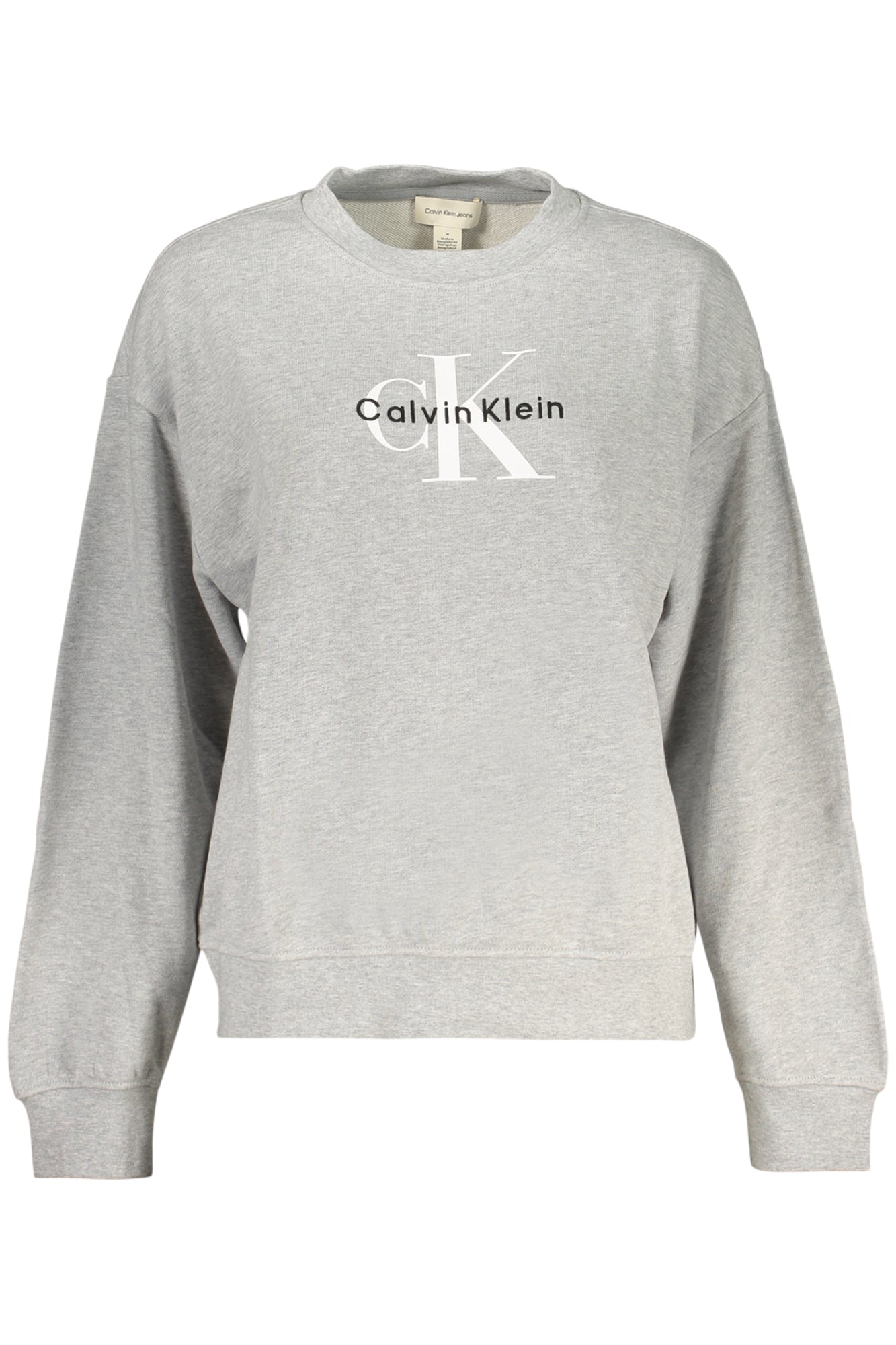 CALVIN KLEIN NŐI SZÜRKE CIPZÁROS PULÓVER
