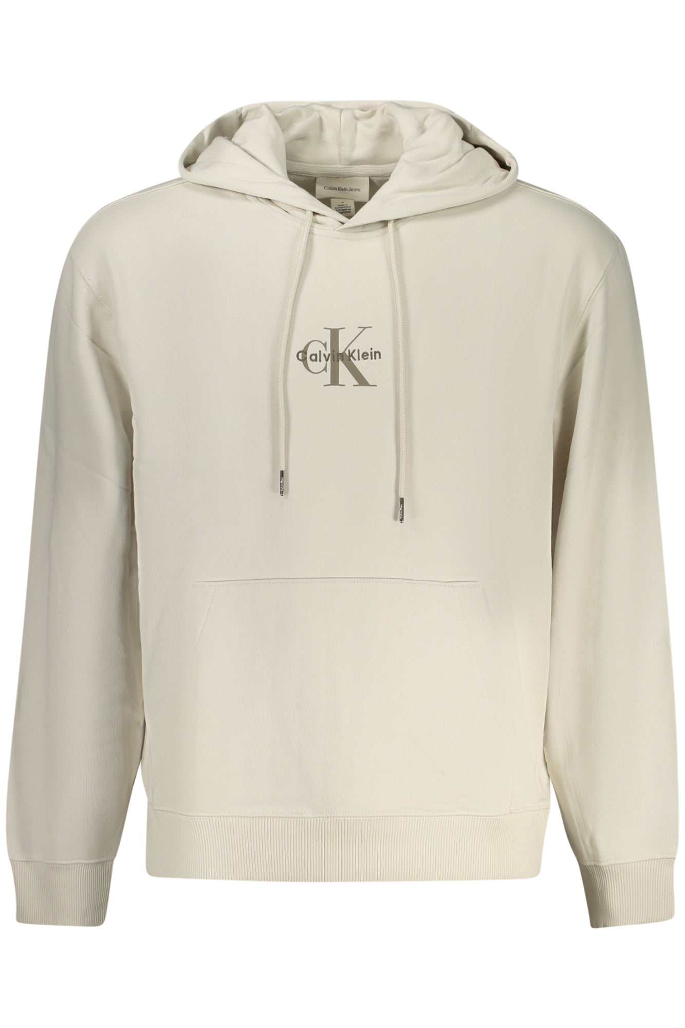CALVIN KLEIN FÉRFI CIPZÁRAS PULÓVER, BÉZS
