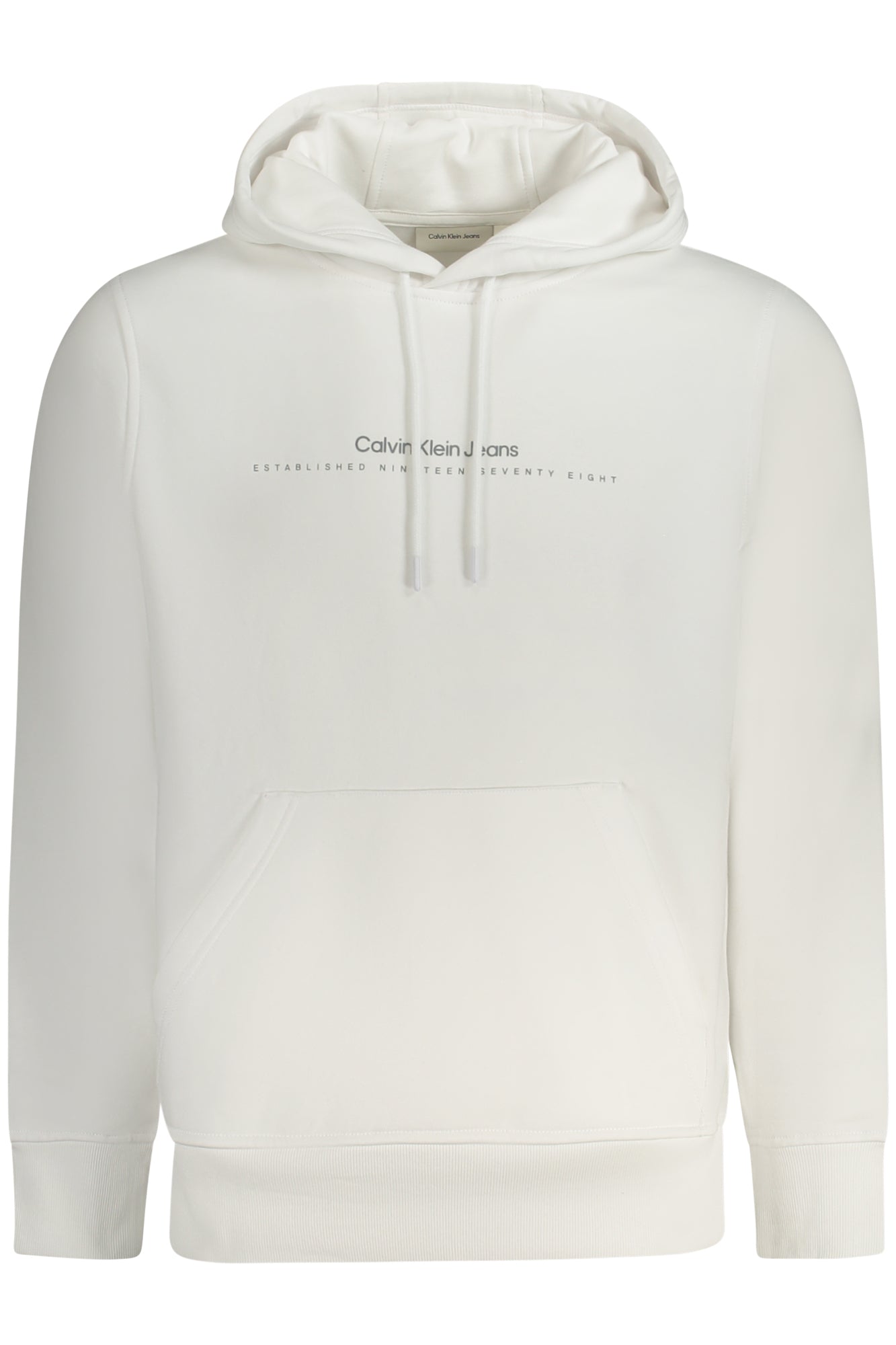 CALVIN KLEIN FÉRFI CIPZÁRZATOS PÓLÓ, FEHÉR