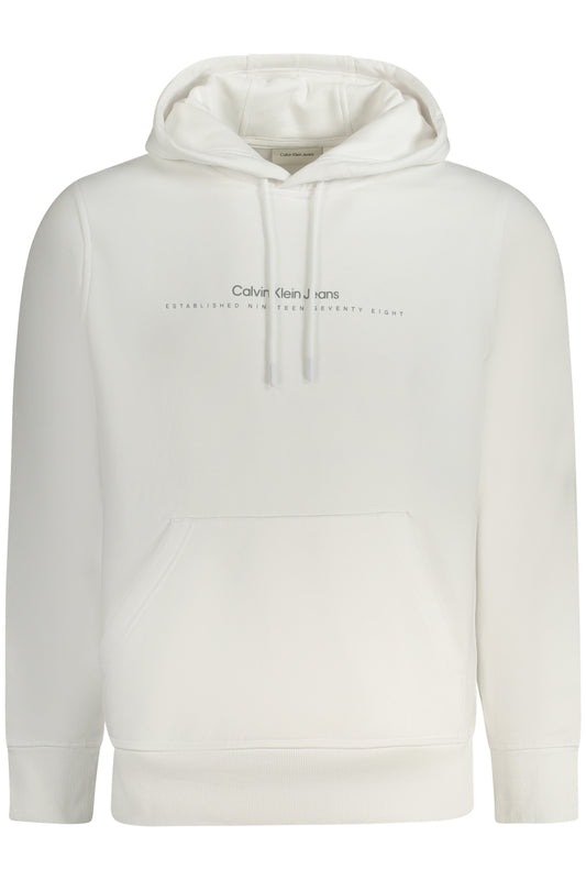CALVIN KLEIN FÉRFI CIPZÁRZATOS PÓLÓ, FEHÉR