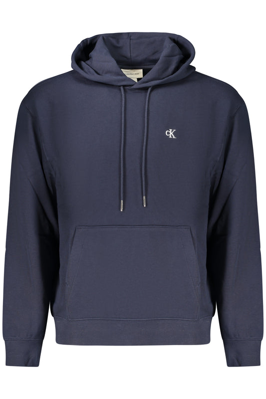 CALVIN KLEIN FÉRFI KÉK CIPZÁROS PULÓVER