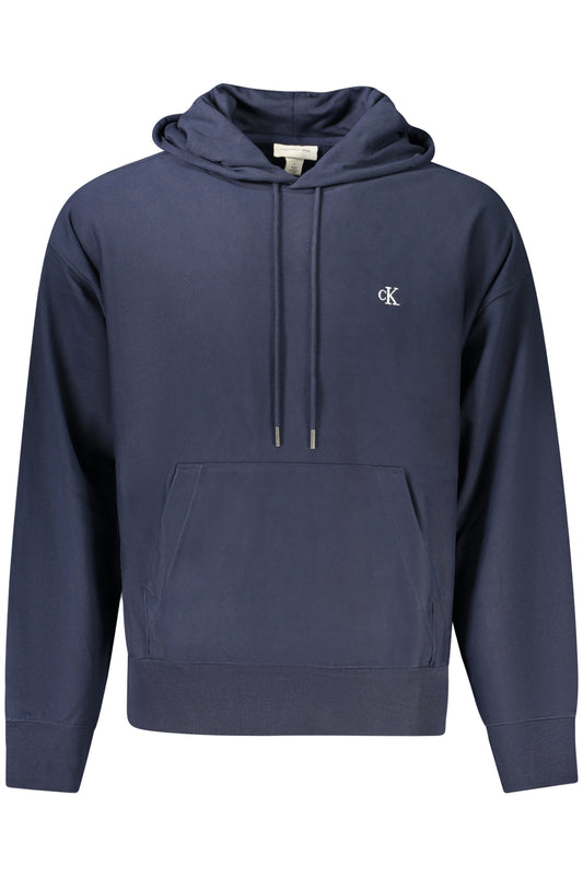 CALVIN KLEIN FÉRFI KÉK CIPZÁROS PULÓVER
