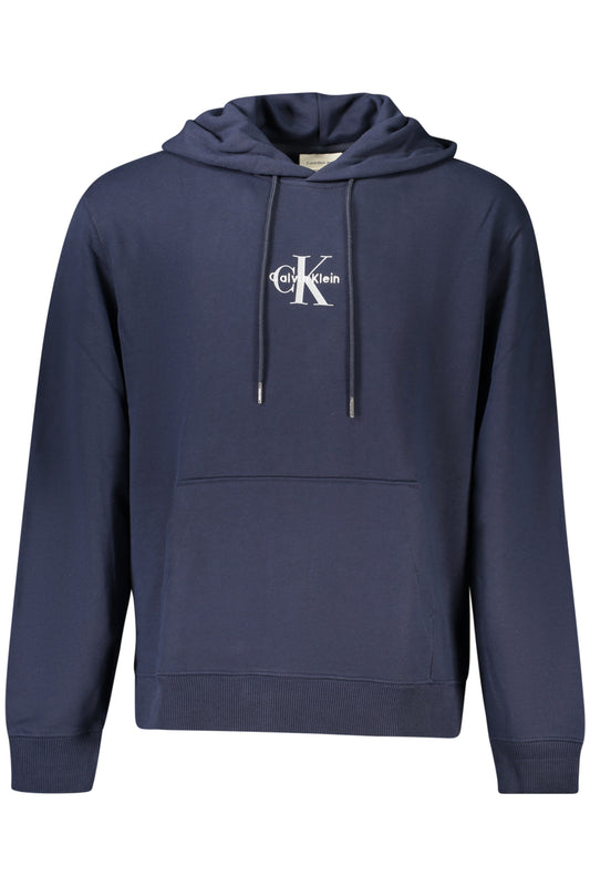 CALVIN KLEIN FÉRFI KÉK CIPZÁROS PULÓVER