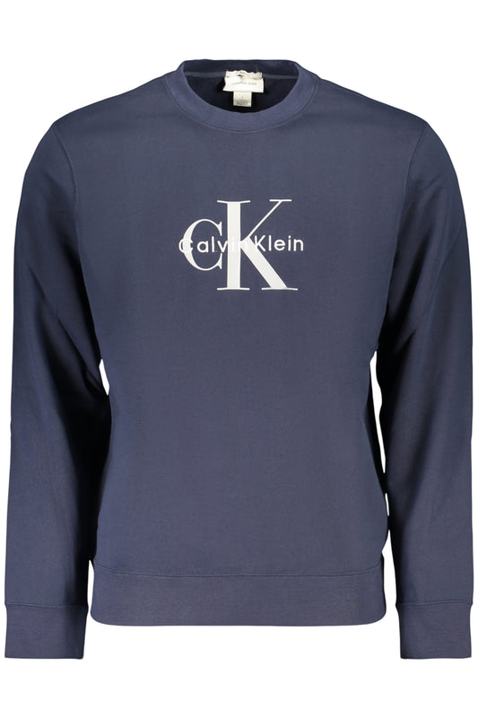 CALVIN KLEIN FÉRFI KÉK CIPZÁROS PULÓVER