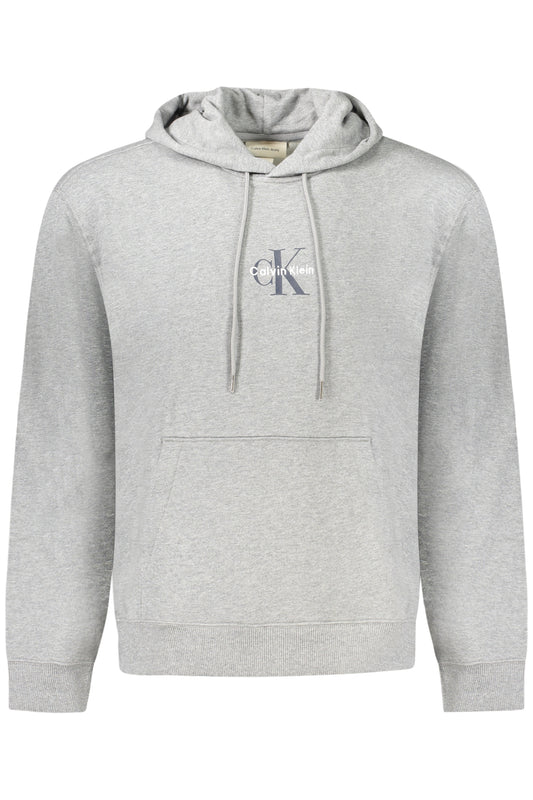 CALVIN KLEIN FÉRFI SZÜRKE CIPZÁROS PULÓVER