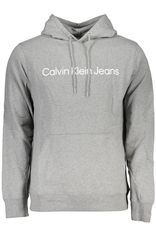CALVIN KLEIN FÉRFI SZÜRKE CIPZÁZATLAN PÓLÓ