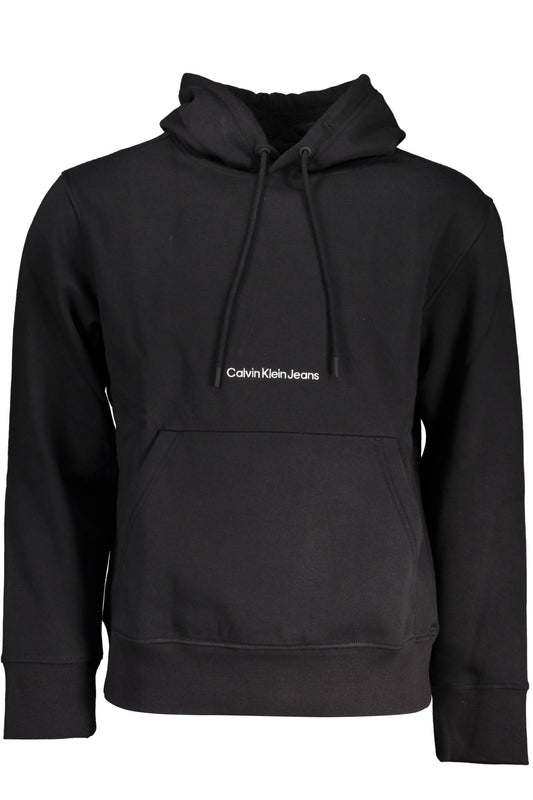 CALVIN KLEIN PULÓPÓL CIPZZÁR NÉLKÜL FEKETE FÉRFI