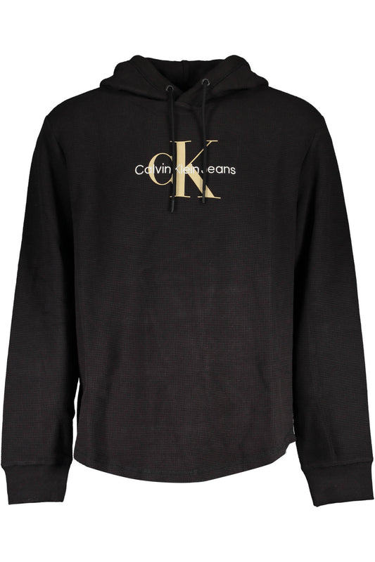 CALVIN KLEIN PULÓPÓL CIPZZÁR NÉLKÜL FEKETE FÉRFI