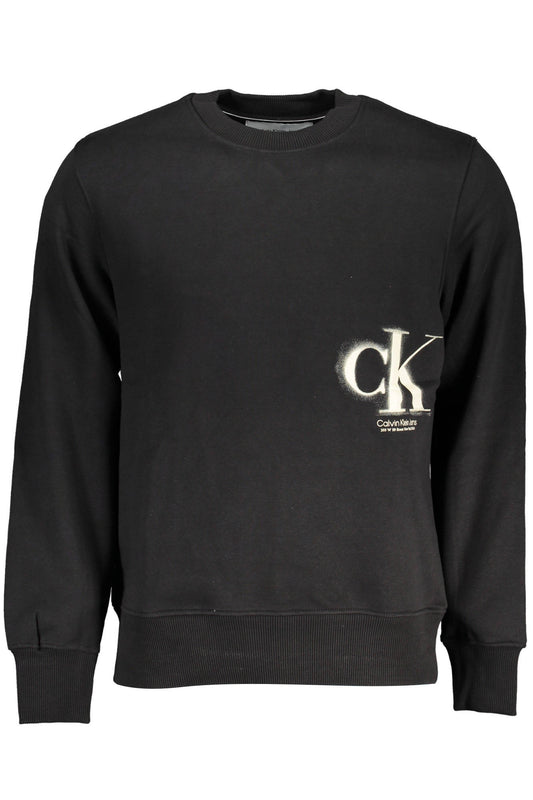 CALVIN KLEIN PULÓPÓL CIPZZÁR NÉLKÜL FEKETE FÉRFI