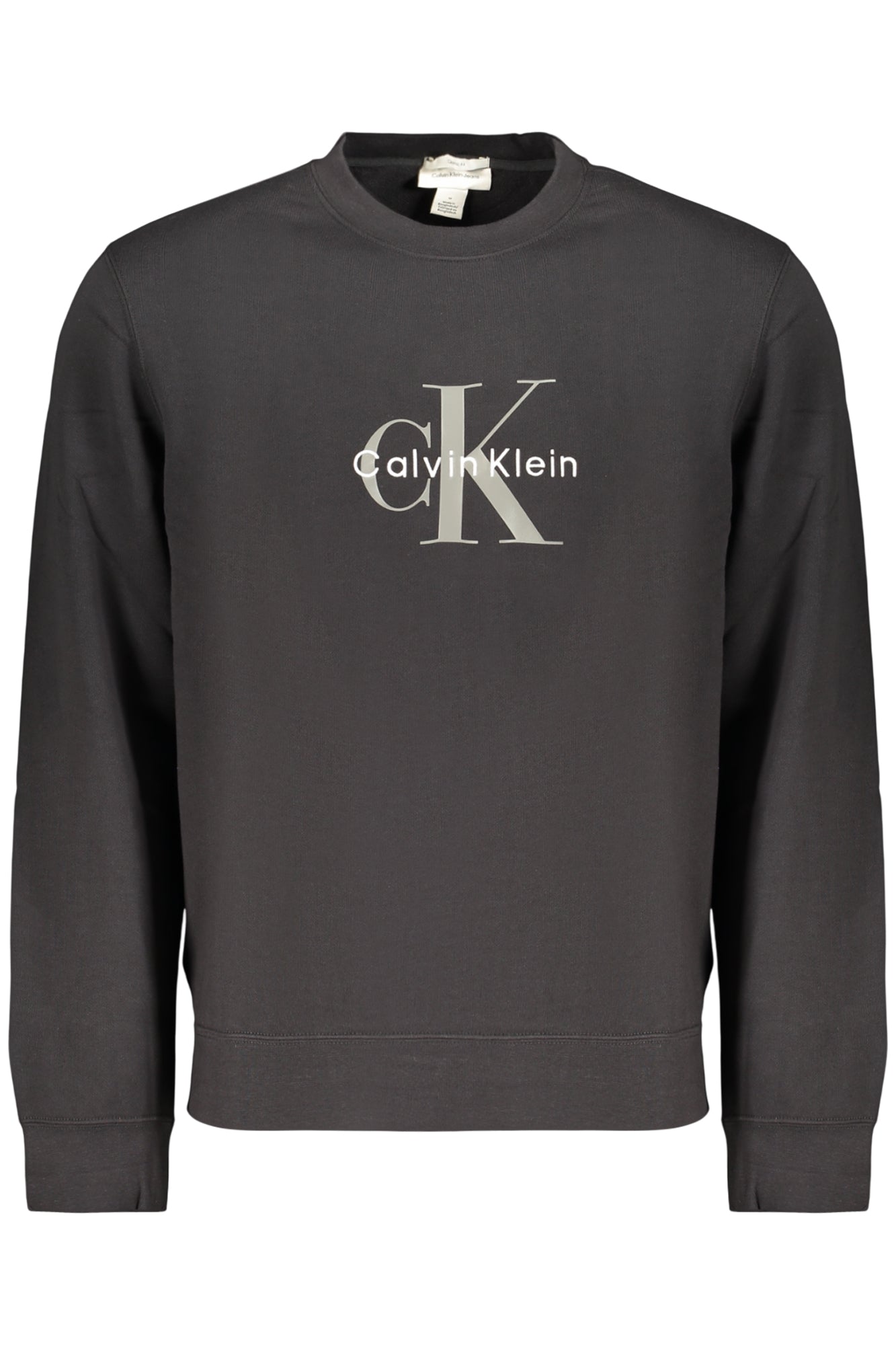 CALVIN KLEIN FÉRFI FEKETE CIPZÁROS PULÓVER