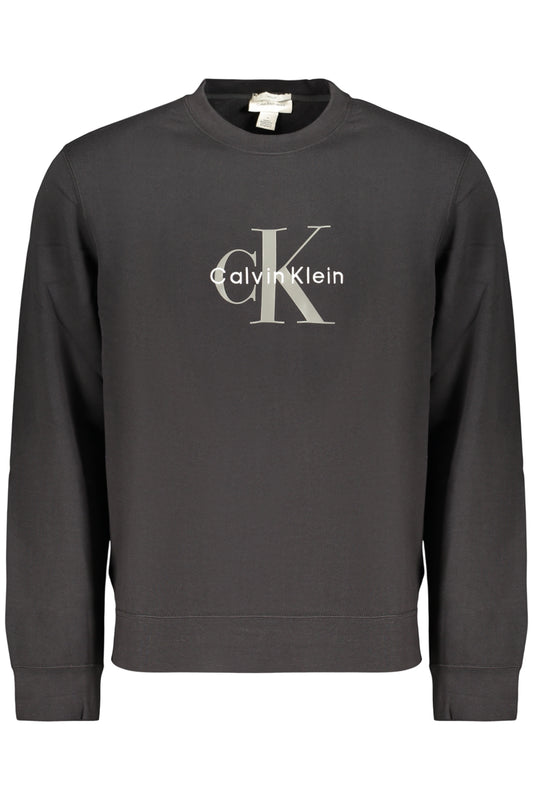 CALVIN KLEIN FÉRFI FEKETE CIPZÁROS PULÓVER