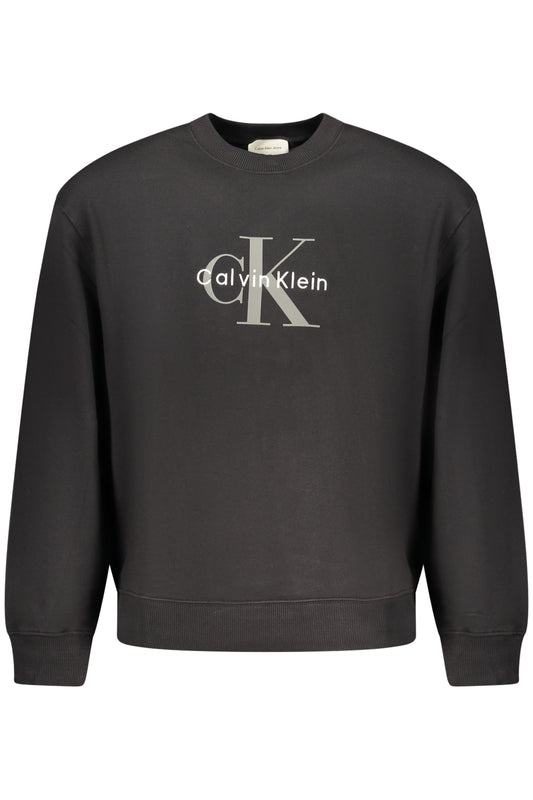 CALVIN KLEIN FÉRFI FEKETE CIPZÁROS PULÓVER