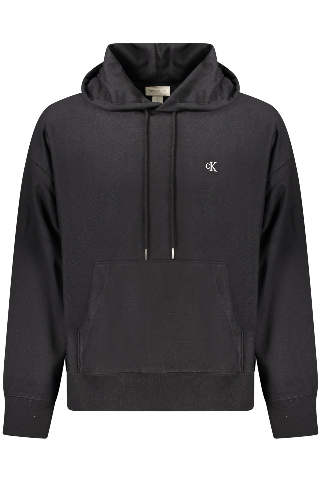CALVIN KLEIN FÉRFI FEKETE CIPZÁROS PULÓVER