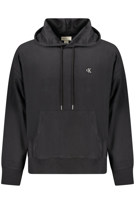 CALVIN KLEIN FÉRFI FEKETE CIPZÁROS PULÓVER