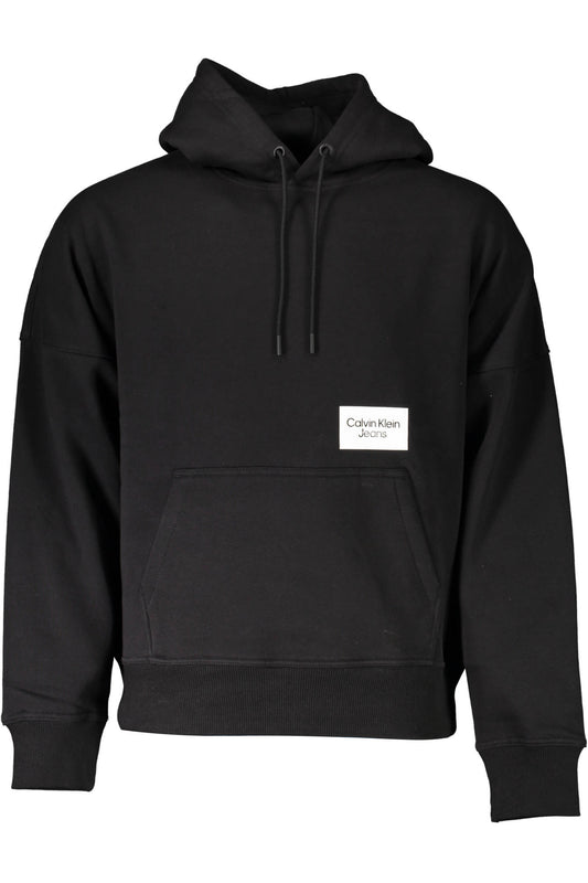 CALVIN KLEIN FÉRFI FEKETE CIPZÁROS PULÓVER