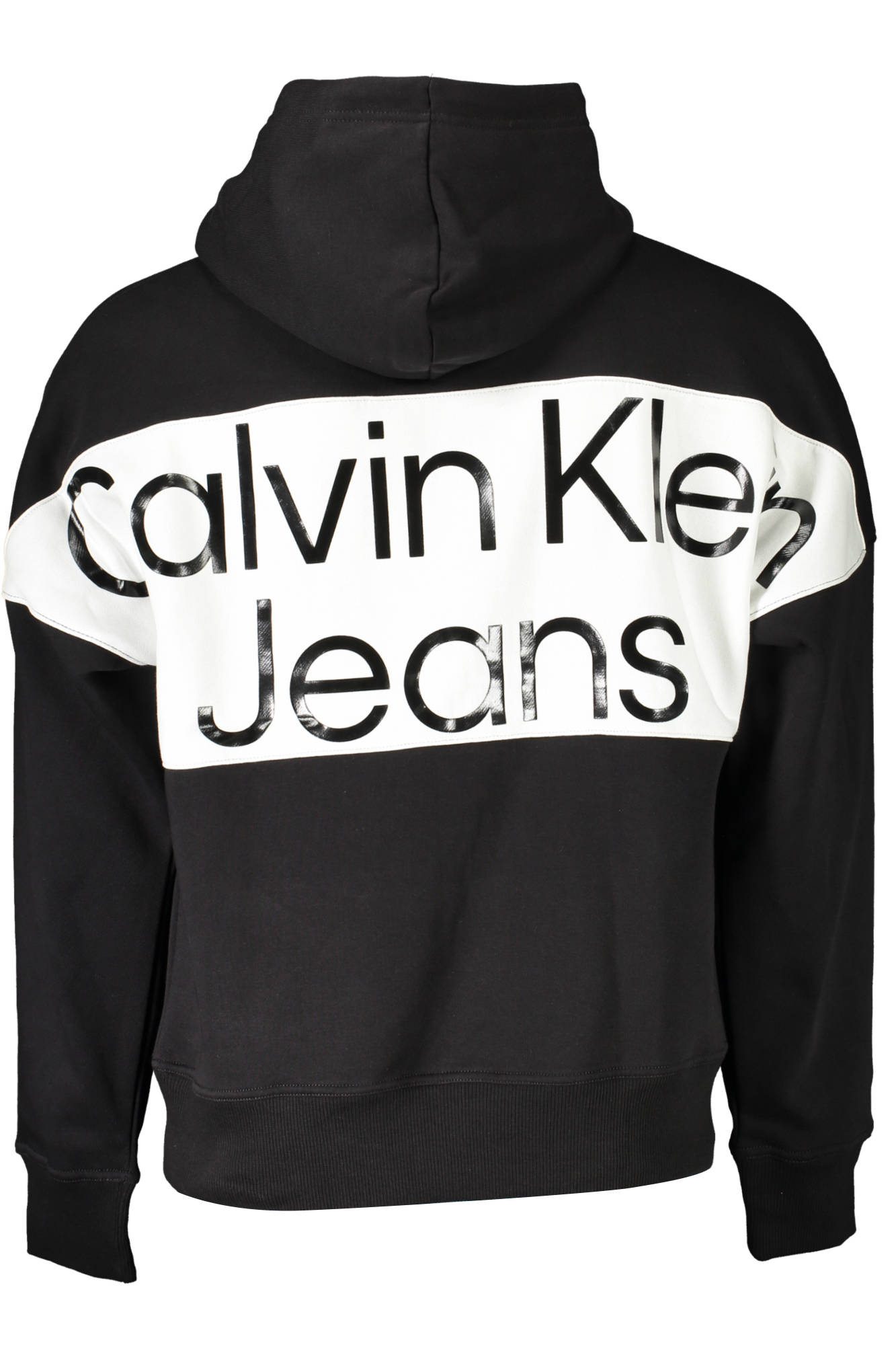 CALVIN KLEIN FÉRFI FEKETE CIPZÁROS PULÓVER