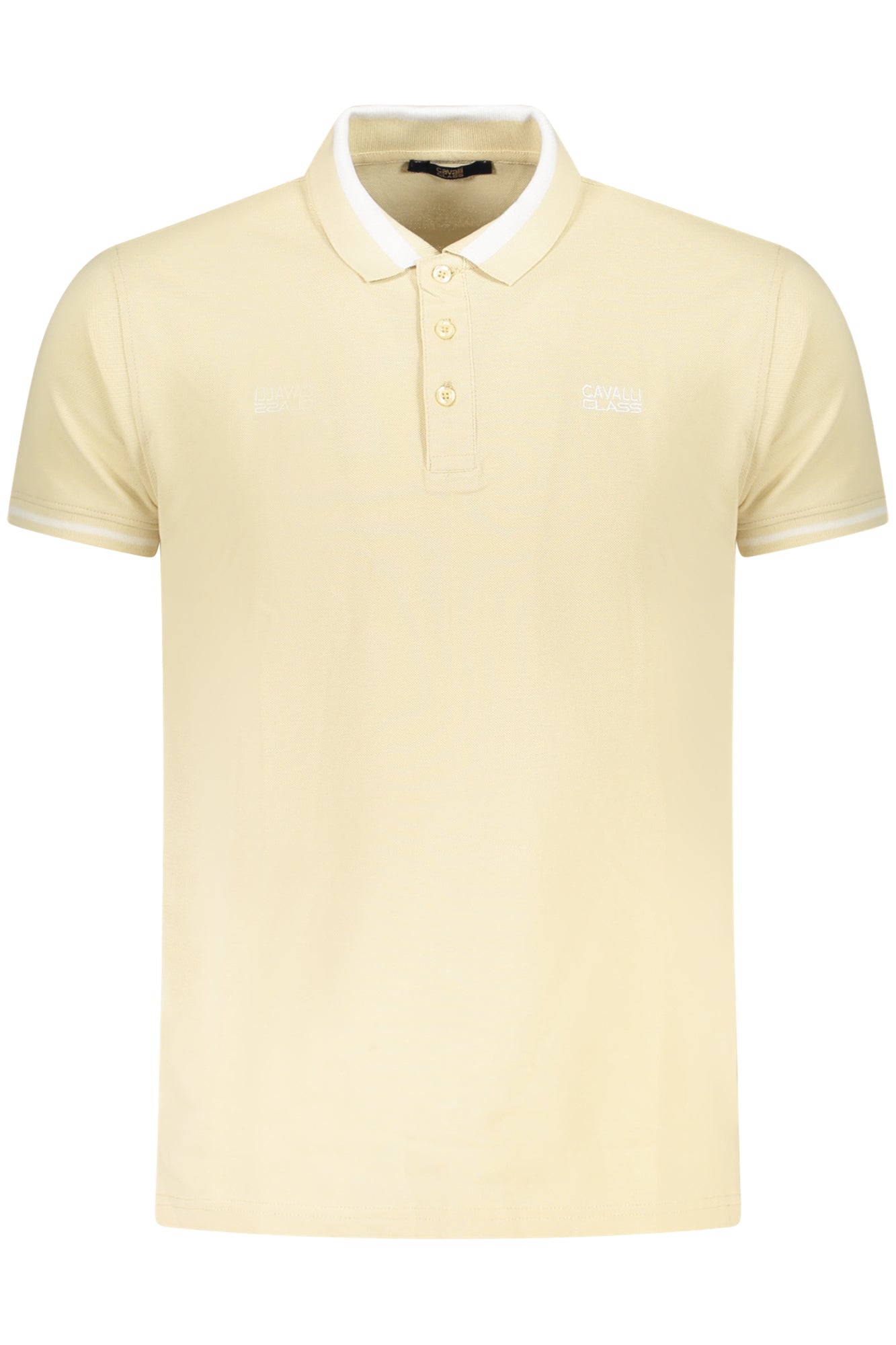 CAVALLI CLASS POLO RÖVID UJJÚ FÉRFI BÉZS