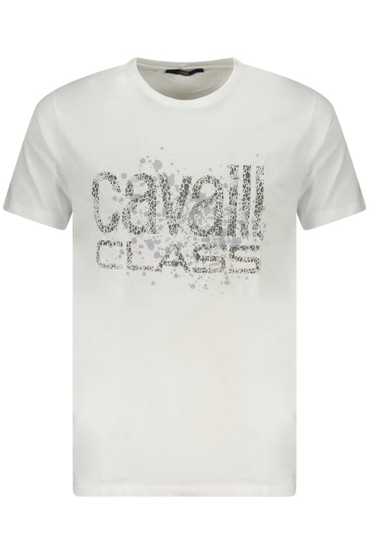 CAVALLI CLASS RÖVID UJJÚ FÉRFI PÓLÓ FEHÉR