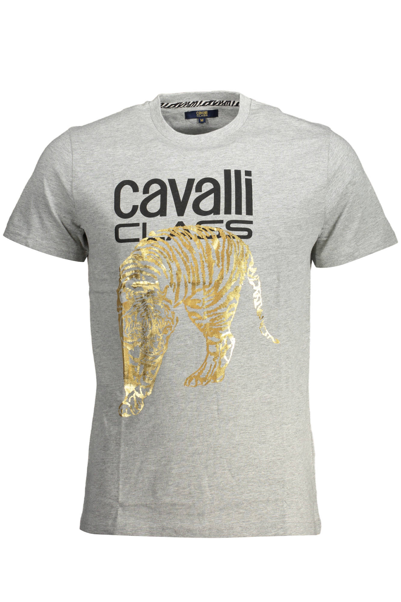 CAVALLI CLASS RÖVID UJJÚ FÉRFI PÓLÓ SZÜRKE