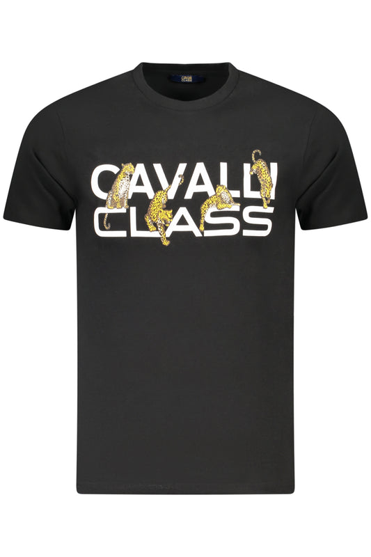 CAVALLI OSZTÁLY RÖVID UJJÚ PÓLÓ FÉRFI FEKETE
