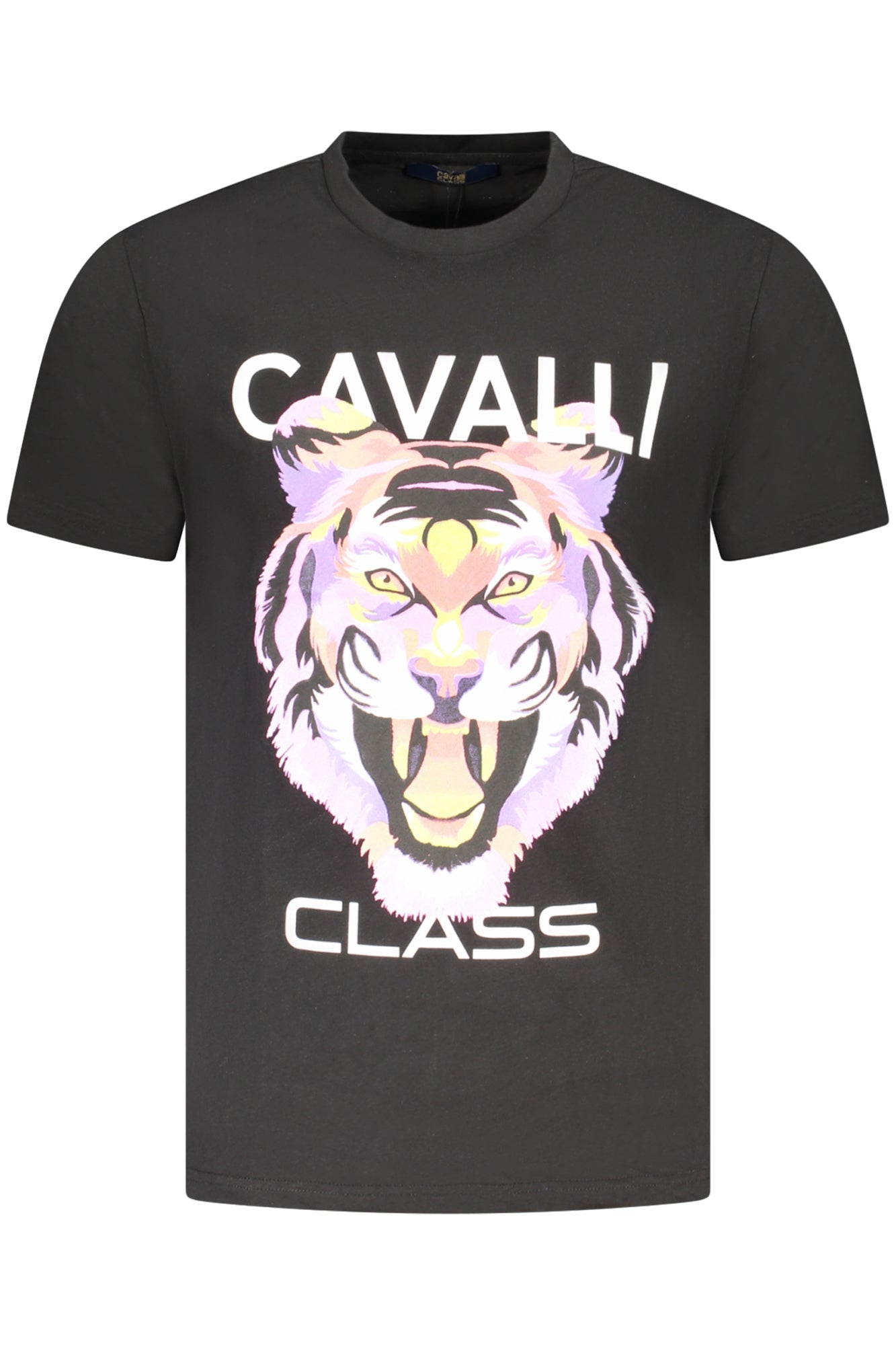 CAVALLI OSZTÁLY RÖVID UJJÚ PÓLÓ FÉRFI FEKETE