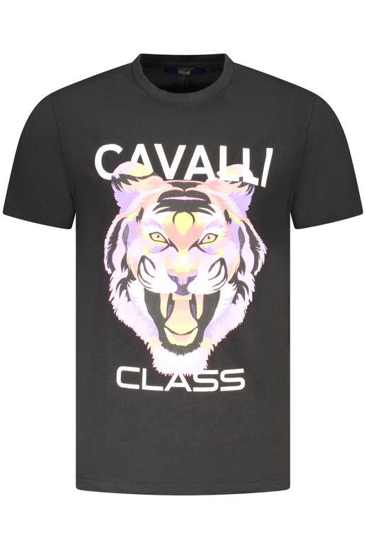 CAVALLI OSZTÁLY RÖVID UJJÚ PÓLÓ FÉRFI FEKETE