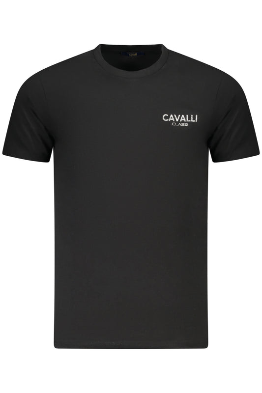 CAVALLI OSZTÁLY RÖVID UJJÚ PÓLÓ FÉRFI FEKETE