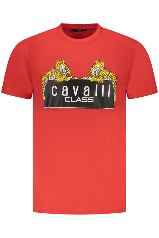CAVALLI OSZTÁLY RÖVID UJJÚ PÓLÓ FÉRFI PIROS