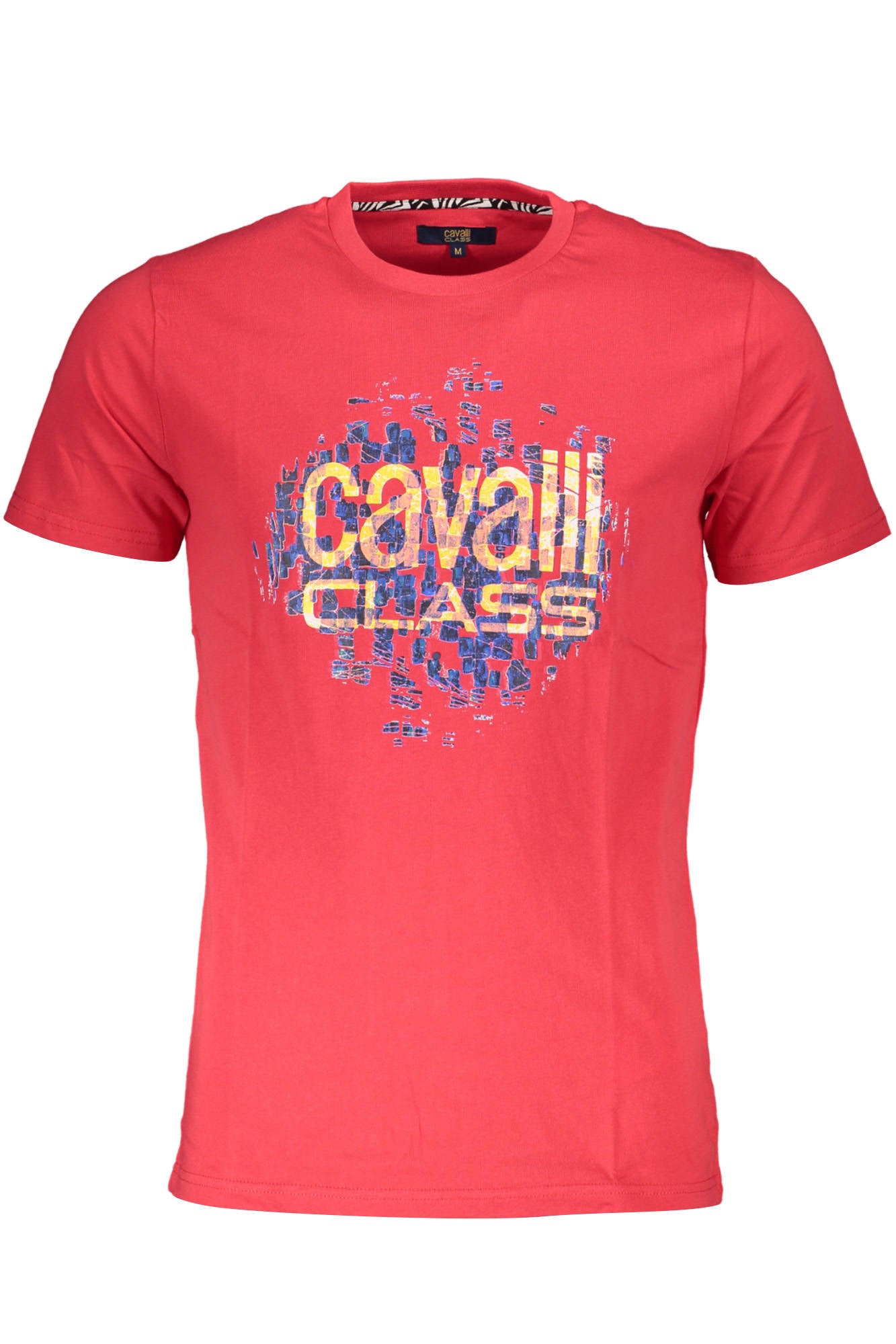 CAVALLI CLASS RÖVID UJJÚ FÉRFI PÓLÓ PIROS