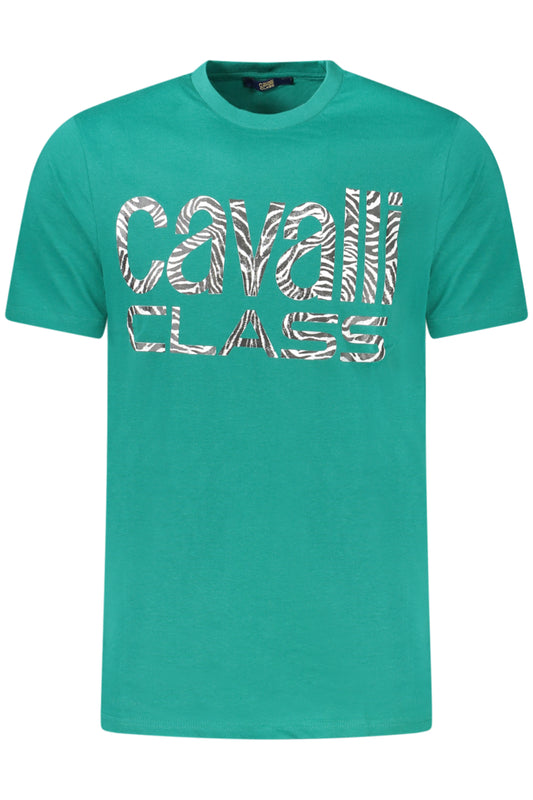 CAVALLI CLASS RÖVID UJJÚ FÉRFI PÓLÓ ZÖLD