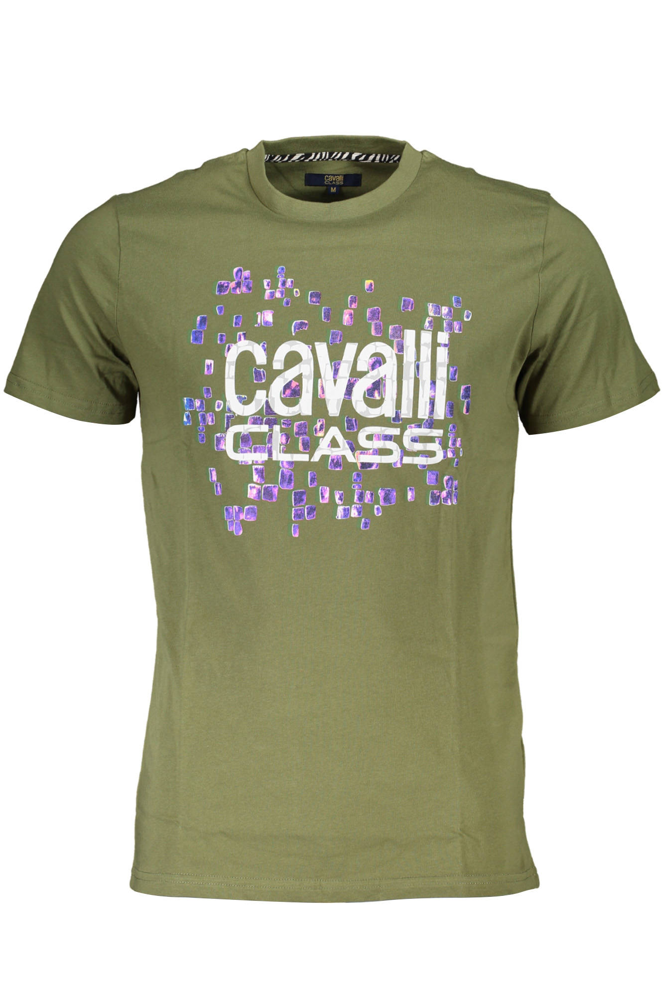 CAVALLI CLASS RÖVID UJJÚ FÉRFI PÓLÓ ZÖLD