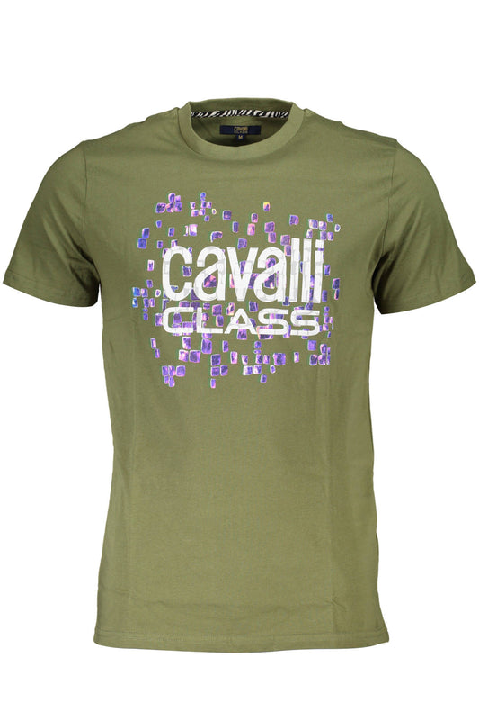 CAVALLI CLASS RÖVID UJJÚ FÉRFI PÓLÓ ZÖLD