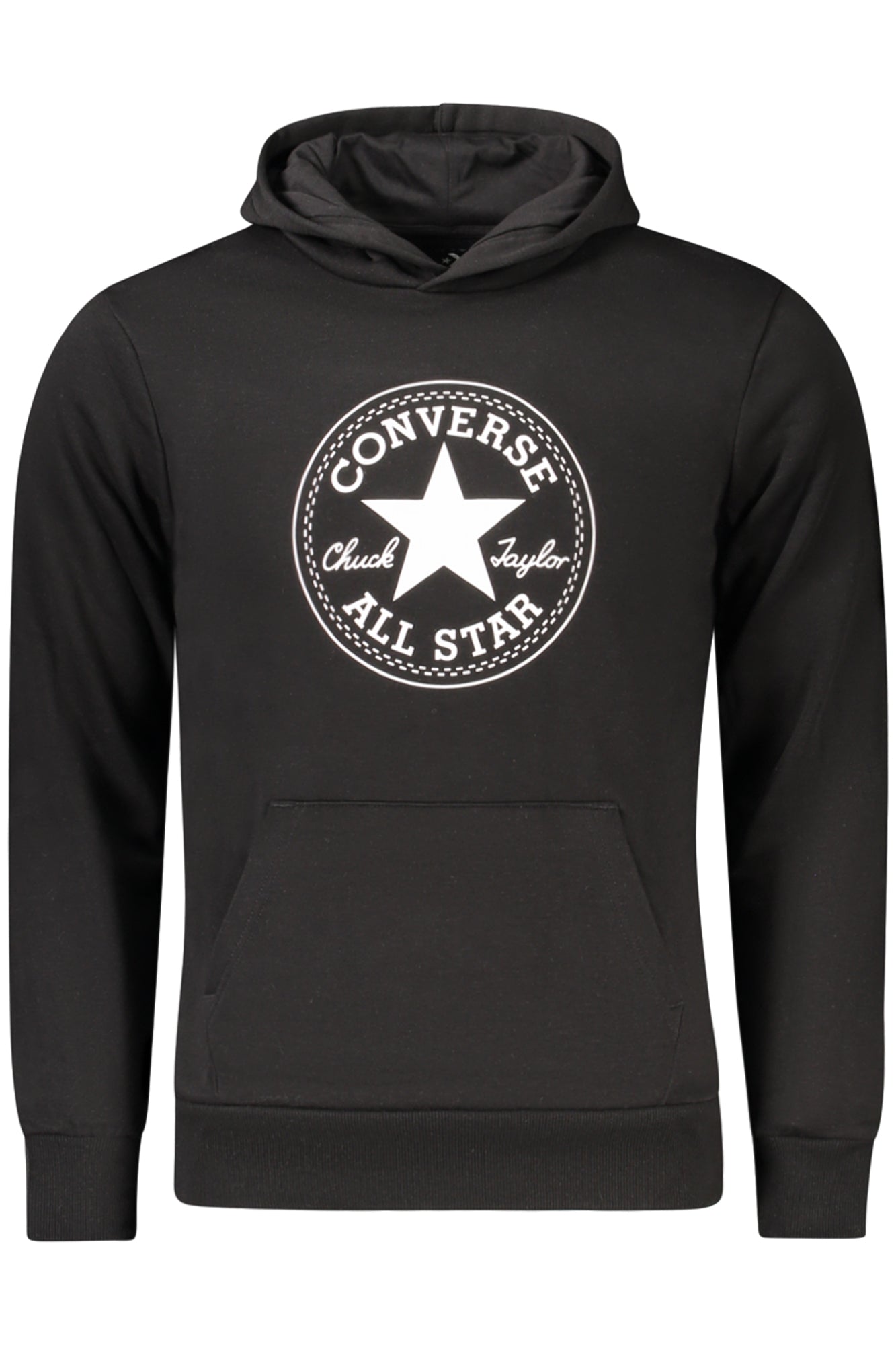 Converse fekete cipzáras kapucnis pulóver gyerekeknek
