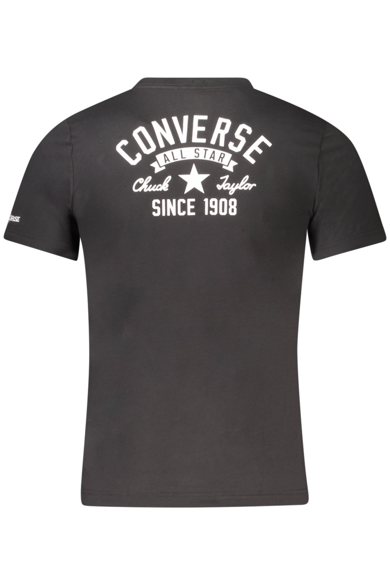Converse gyerek rövid ujjú póló, fekete