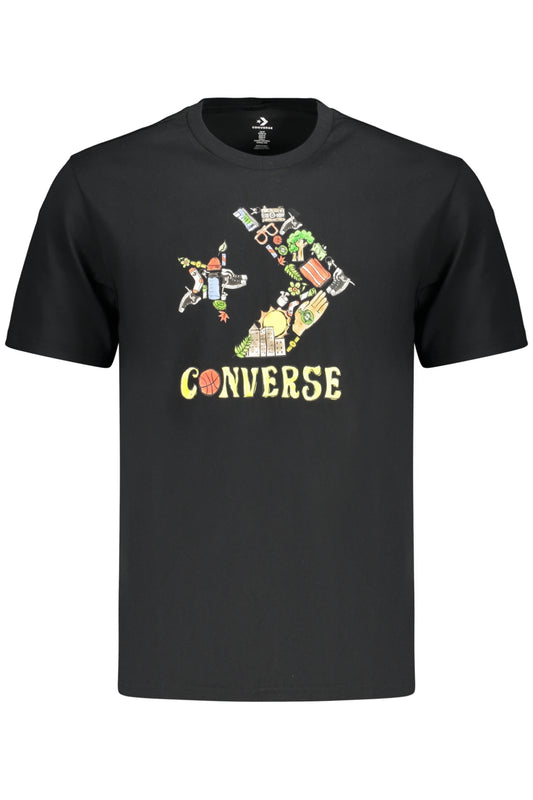 Converse férfi rövid ujjú póló, fekete