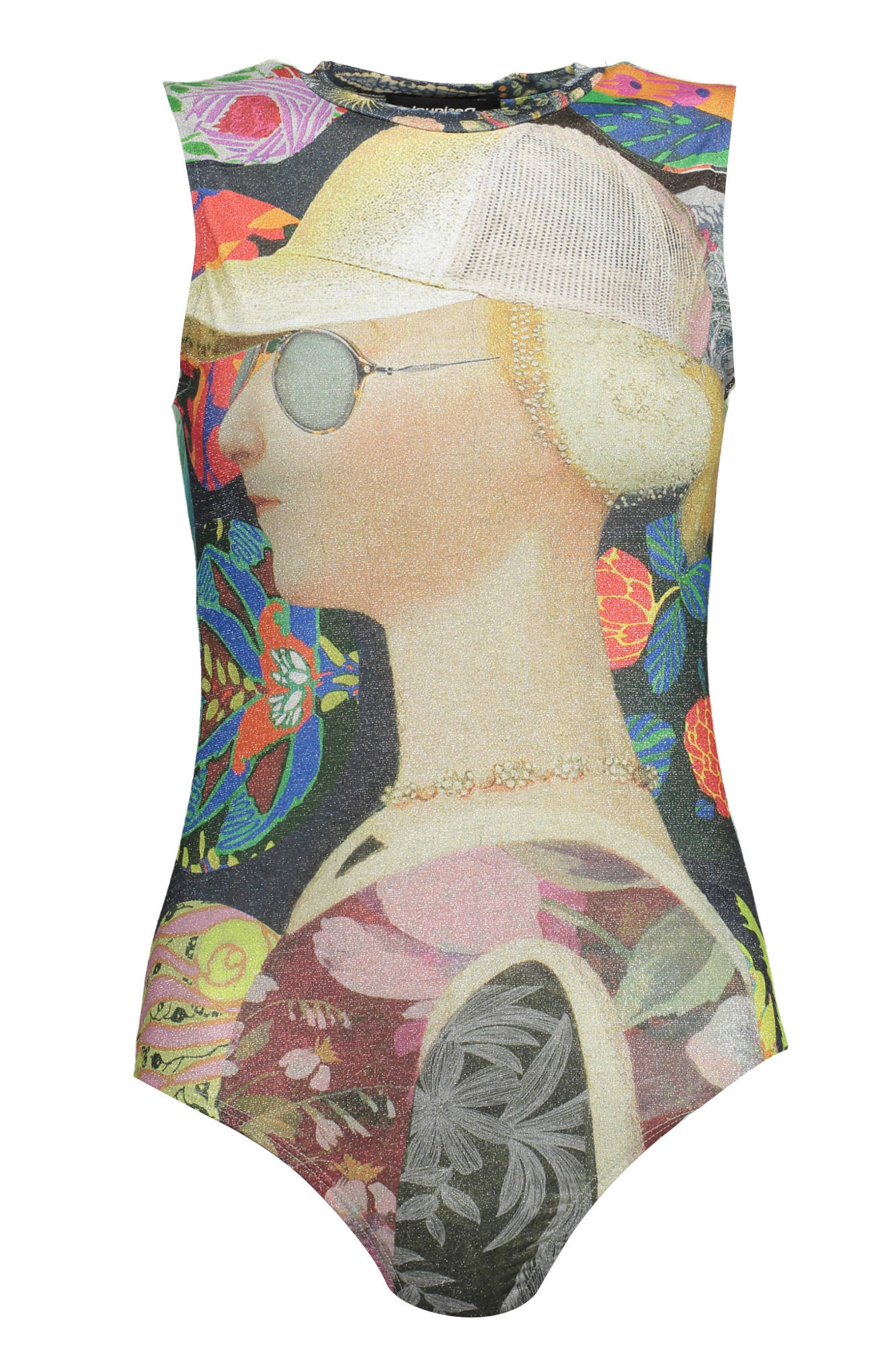 DESIGUAL BODY TANK TOP WOMAN, ZÖLD