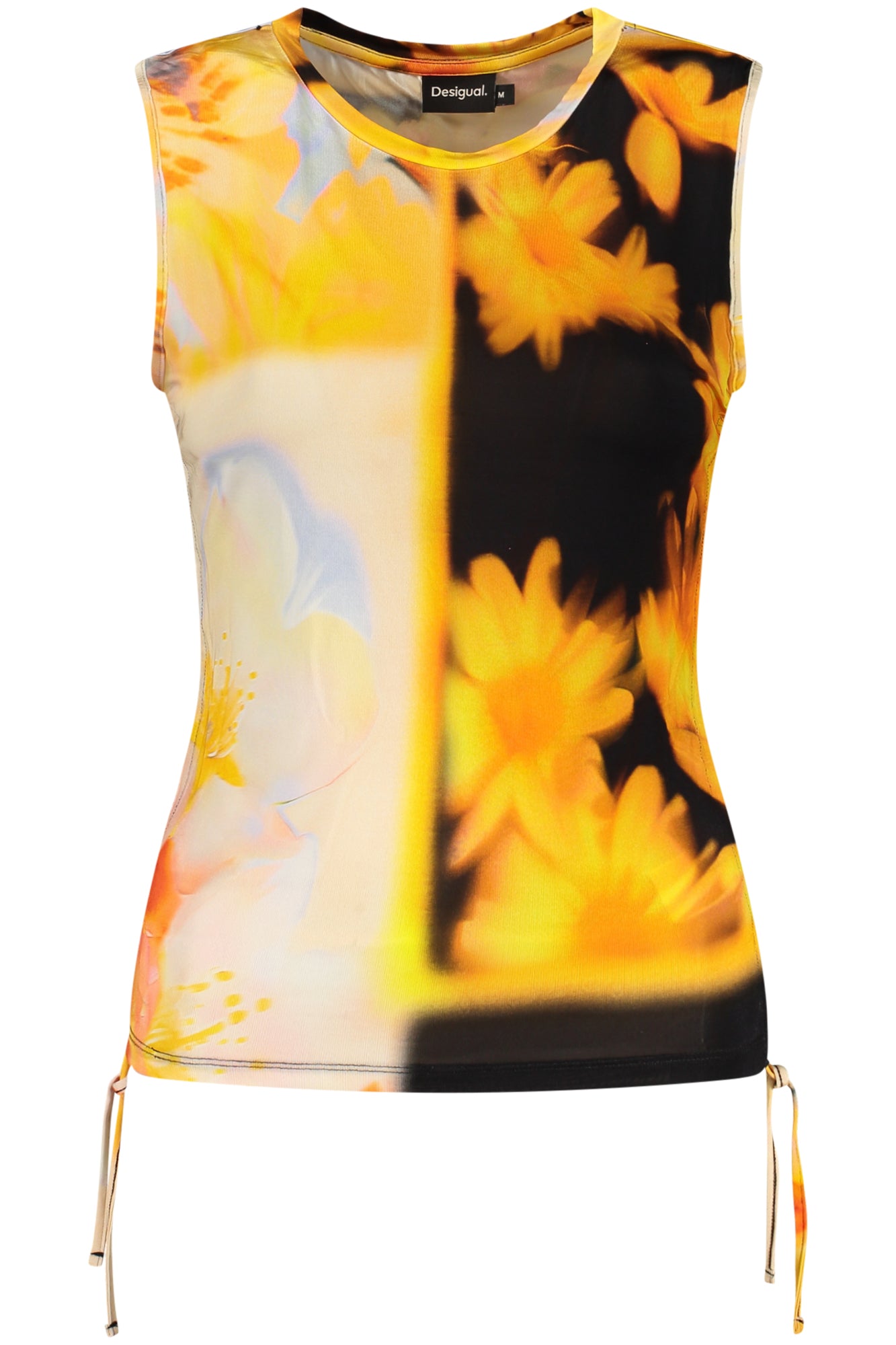 DESIGUAL NŐI NARANCSSÁRGA TOP