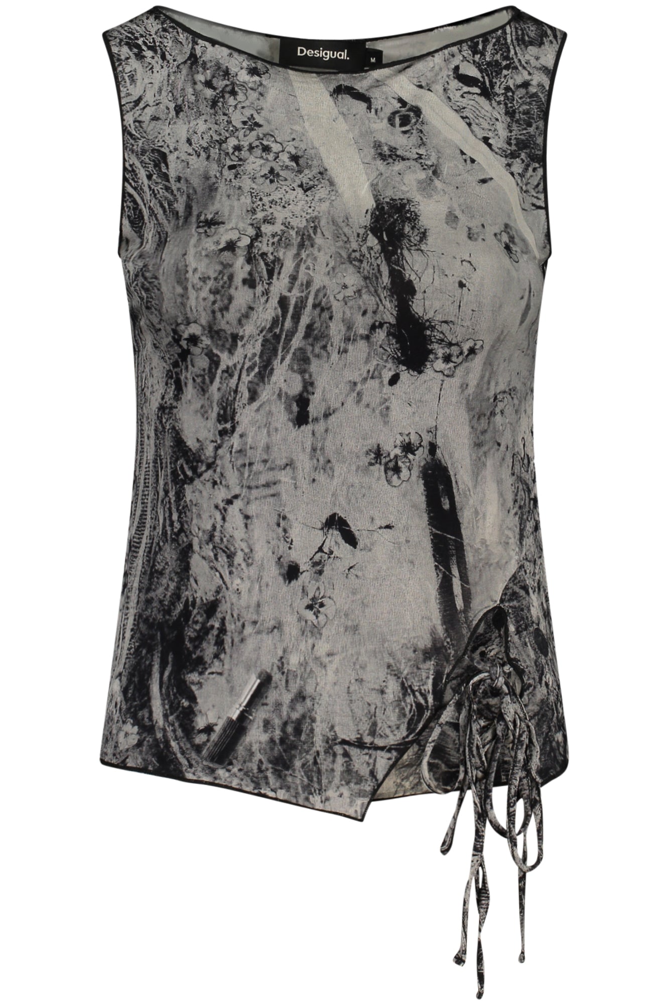DESIGUAL NŐI FEKETE TOP